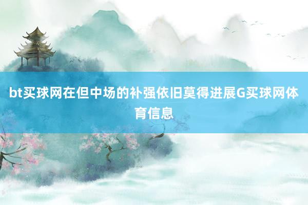 bt买球网在但中场的补强依旧莫得进展G买球网体育信息