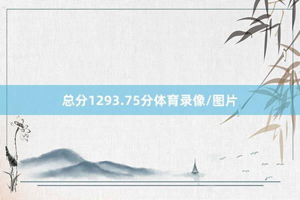 总分1293.75分体育录像/图片